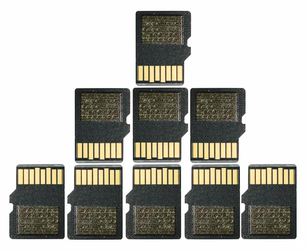 Beyaz - taç şeklinde Secure Digital veri SD kart