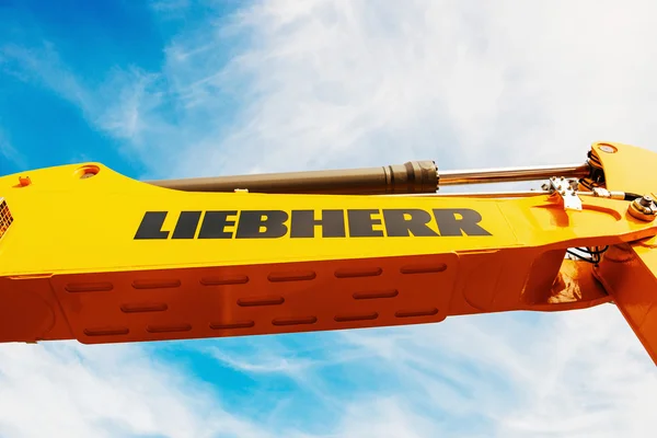 Liebherr hydraulic excavator arm — Stock Photo, Image