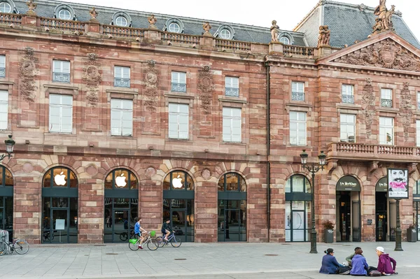 Apple Store redo för Apple klocka starta — Stockfoto