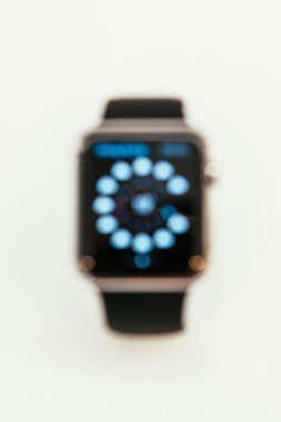 Apple Watch starts selling worldwide - first smartwatch from App clipart