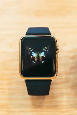 Apple Watch starts selling worldwide - first smartwatch from App clipart