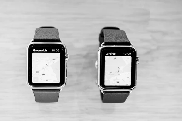 Detalles del primer plano del Apple Watch —  Fotos de Stock