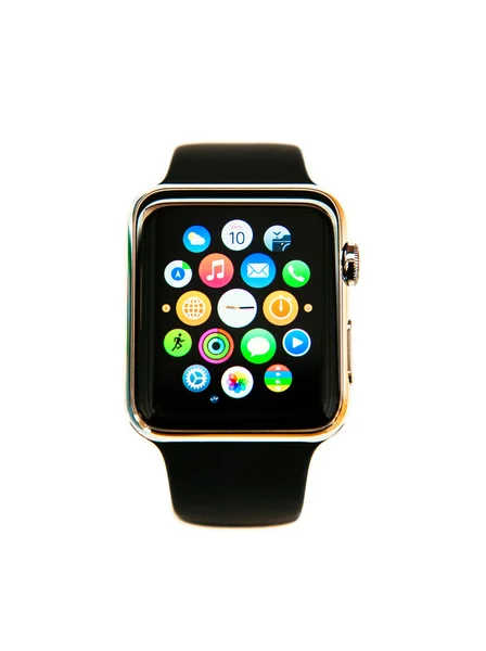 Elszigetelt, fehér Apple Watch — Stock Fotó