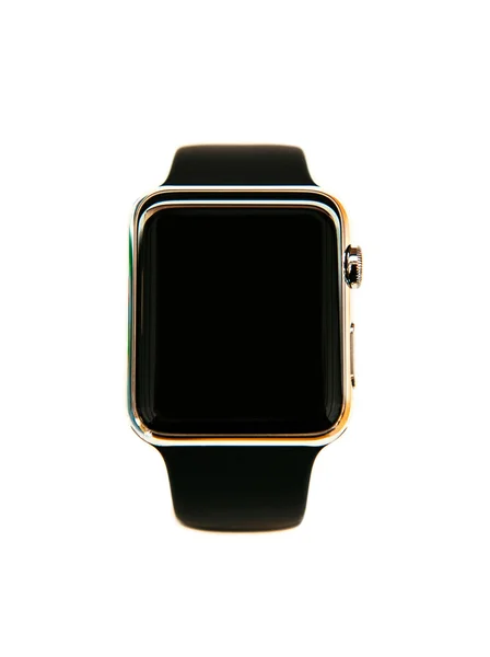 Smart watch wearable device isolated with black screen — Stock Photo, Image