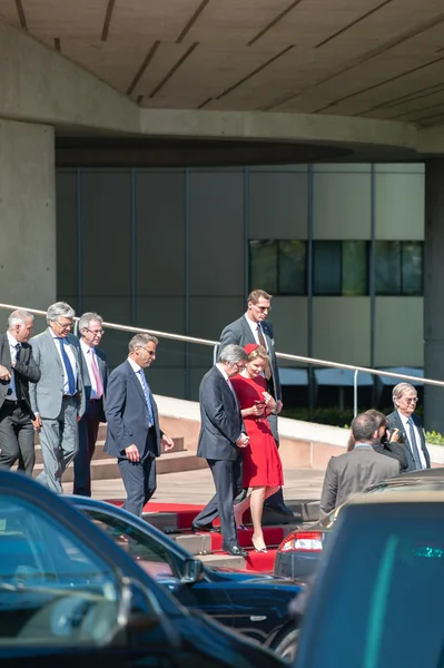 Official Visit to Strasbourg - Royal Visit — Stock Photo, Image