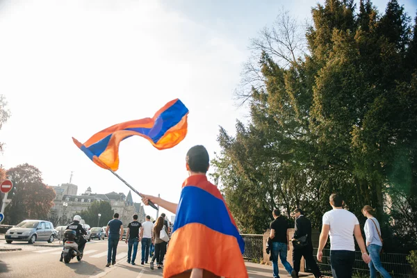 Armenian genocide 100th rememberance — Stock Photo, Image