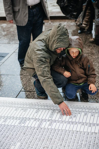 Protest gegen Einwanderungspolitik — Stockfoto