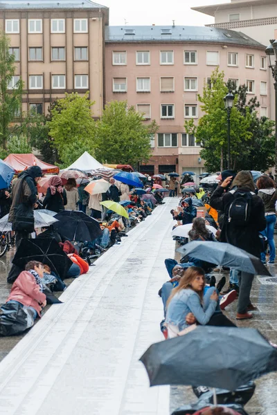 Protest przeciwko polityce imigracyjnej — Zdjęcie stockowe