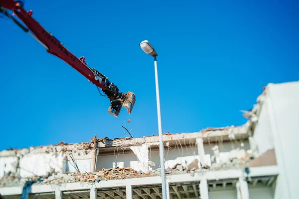 Building demolition destruction — Stock Photo, Image