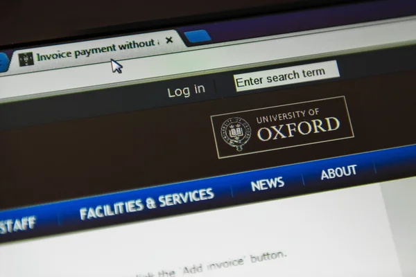 Oxford university strony faktury — Zdjęcie stockowe