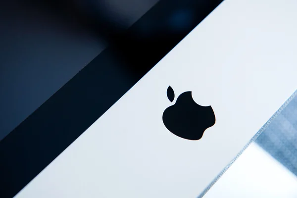 Apple imac siatkówki 5k komputer detal — Zdjęcie stockowe