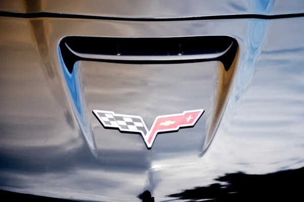 Chevrolet Corvette logo — 图库照片