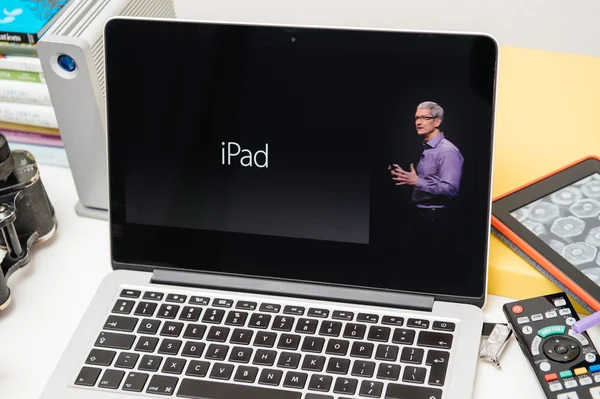 Νέα υπολογιστές Apple ipad Pro, iphone 6s, 6s συν και το Apple Tv — Φωτογραφία Αρχείου
