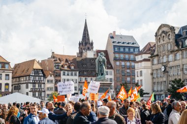 Göstericiler Türk Başkan Erdoğan polic karşı protesto