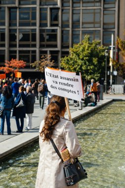 Göstericiler Türk Başkan Erdoğan polic karşı protesto