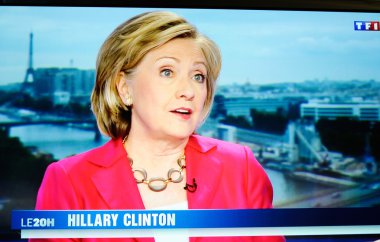 Hilary Clinton Tf Ulusal Fransız televizyon kanalında