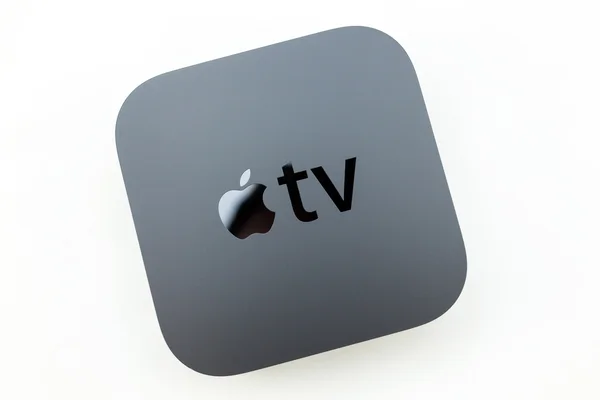 New Apple TV media streaming player microconsole — стокове фото