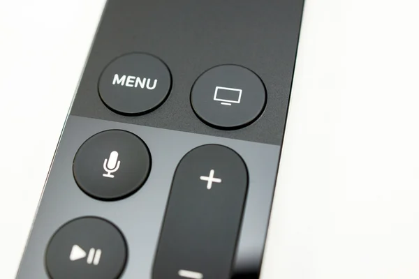 Nueva microconsola del reproductor de streaming multimedia del Apple TV — Foto de Stock