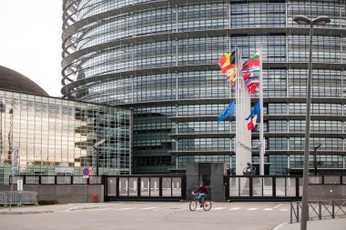 Fransa ve Avrupa Birliği bayrakları bayrak yarıya uçar