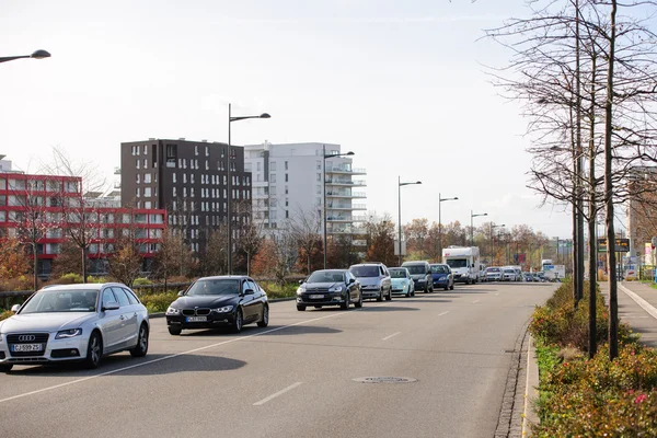 Frankrijk Parijs aanvallen - grensbewaking met Duitsland — Stockfoto