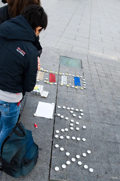 Candele vicino al generale Kleber — Foto Stock