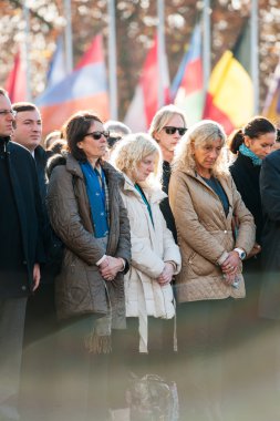 sessizlik Paris Coun adlı kurbanları anısına dakika