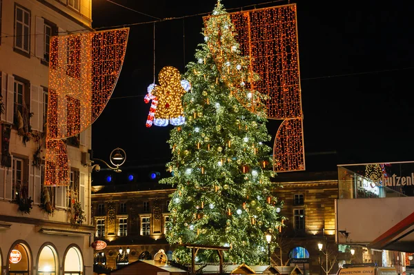 Árbol de Navidad Estrasburgo 2015 —  Fotos de Stock