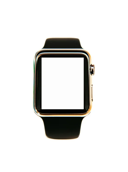 Smart watch wearable device isolated with white screen — Stockfoto