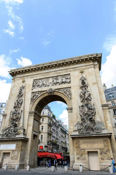 Porte Saint-Denis triumphal arch — Stock Photo, Image