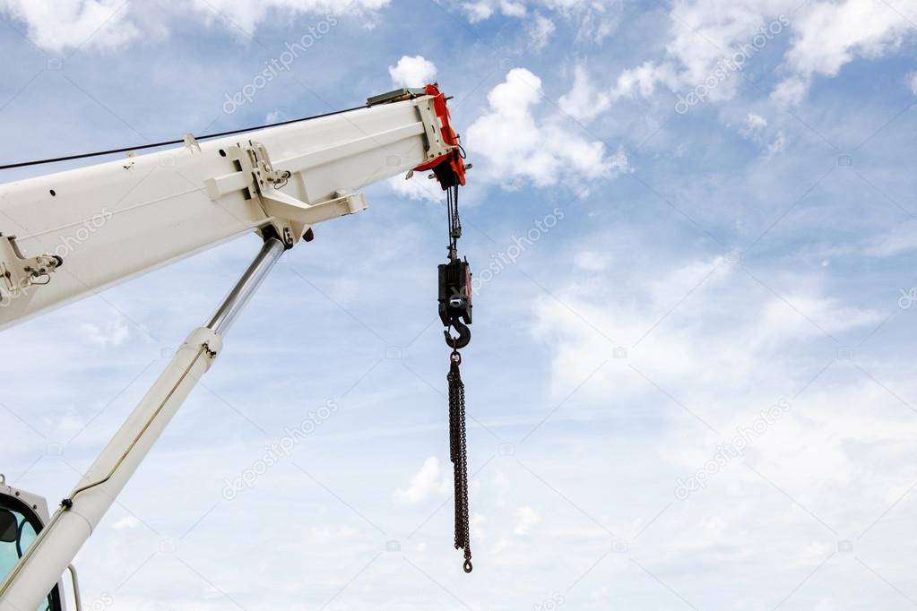 Powerful industrial crane 