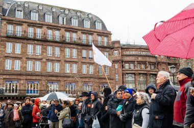 Protesters gathered at Kleber Square protesting government's pla