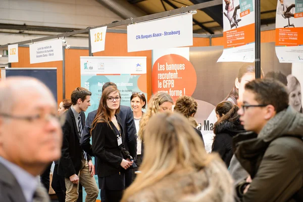 Feria de la Educación para elegir la trayectoria profesional y asesoramiento vocacional —  Fotos de Stock