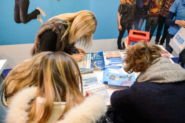 Feria de la Educación para elegir la trayectoria profesional y asesoramiento vocacional — Foto de Stock