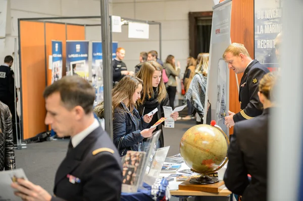 Feria de la Educación para elegir la trayectoria profesional y asesoramiento vocacional — Foto de Stock