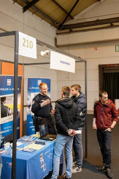 Educazione Fiera per scegliere il percorso di carriera e la consulenza professionale — Foto Stock