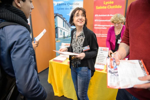 Education Fair to choose career path and vocational counseling — Stockfoto