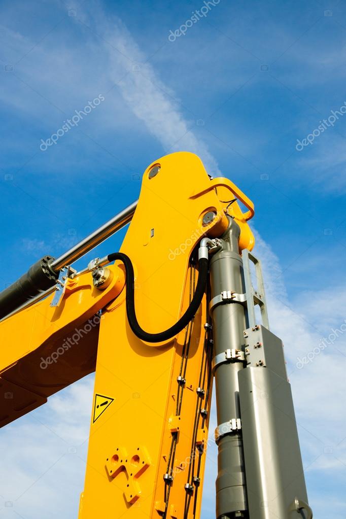 Hydraulic excavator arm — Stock Photo © ifeelstock 98586274