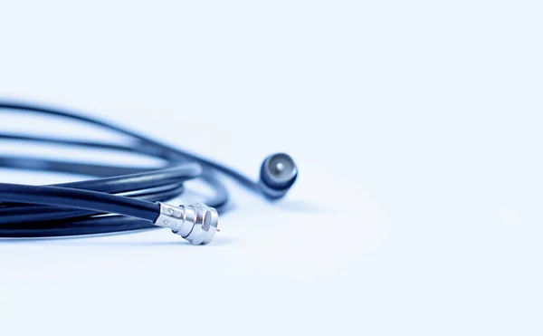 Profesionální koaxiální kabel Rg6 a typ Tv — Stock fotografie