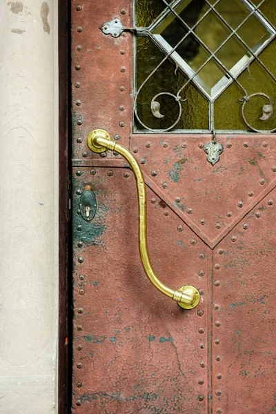 Pomo dorado detalle vintage — Foto de Stock