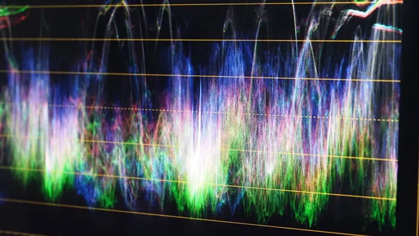 Indikátor Barevného Třídění Obrazovce Grafický Pruh Korekce Barev Rgb Monitoru — Stock fotografie