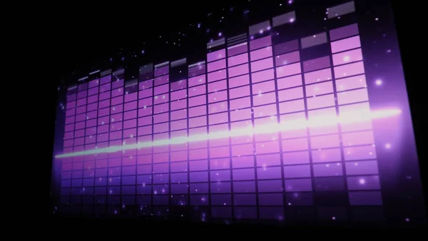 Music Equalizer bar. Audio waveform equalizer on screen black background. Music or sound wave on monitor. colorful sound visualizer abstract. gradient spectrum music graph. Digital graph glow in dark.