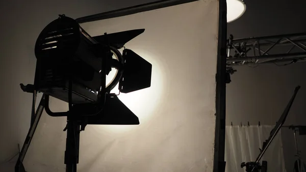 Fotoğraf Film Videosu Için Stüdyo Işığı Ekipmanları Profesyonel Çekim Stüdyosu — Stok fotoğraf