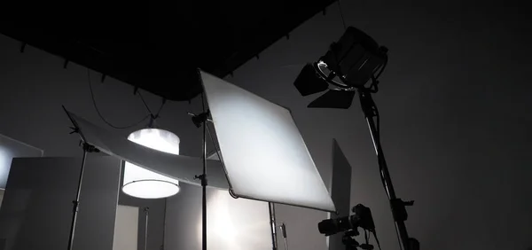 Studio Licht Apparatuur Voor Foto Film Video Lichtset Voor Professionele — Stockfoto