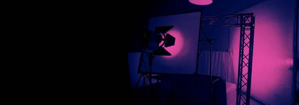 Studio Licht Apparatuur Voor Foto Film Video Lichtset Voor Professionele — Stockfoto