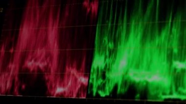 Renk derecelendirme. 4K Renk Düzeltme Yapım Sonrası Video veya Fotoğraf Düzenleme İlerleme Kapanışı. Renk derecelendirme grafiği. Scope Parade Waveform Vectorscope Histogram veya CIE Kromatiklik