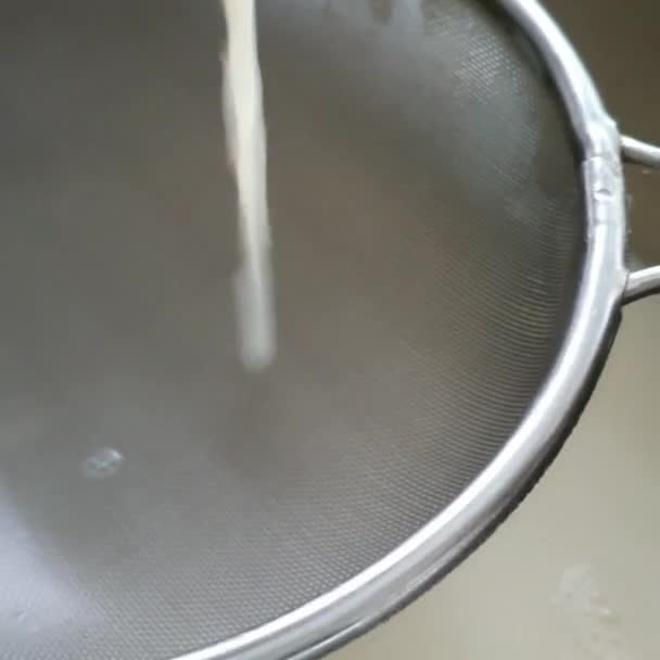 Preparando Leche Soja Fresca Preparación Para Hacer 100 Bebida Tofu — Vídeos de Stock