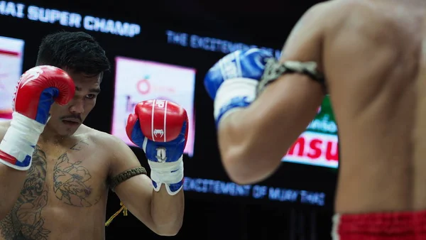 Bangkok Thailand November 2018 Oidentifierade Thailändska Och Utländska Boxningsspelare Konkurrens — Stockfoto