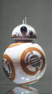 Bangkok Tayland. 30 Nisan 2018. Yıldız Savaşları figürü. Portre resimleri. Oyuncak karakterler model olarak duruyor. Starwars Hasbro oyuncak koleksiyoncusu ve oyuncak yatırımcısı için aksiyon figürü koleksiyonu. Gerçekçi detaylar.