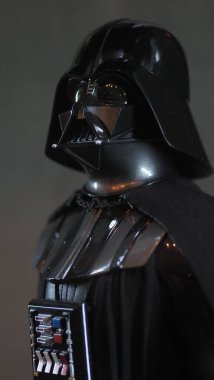 Bangkok Tayland. 30 Nisan 2018. Yıldız Savaşları figürü. Portre resimleri. Oyuncak karakterler model olarak duruyor. Starwars Hasbro oyuncak koleksiyoncusu ve oyuncak yatırımcısı için aksiyon figürü koleksiyonu. Gerçekçi detaylar.