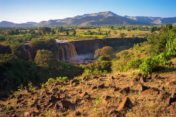 Cascadas de Blu eNile — Foto de Stock